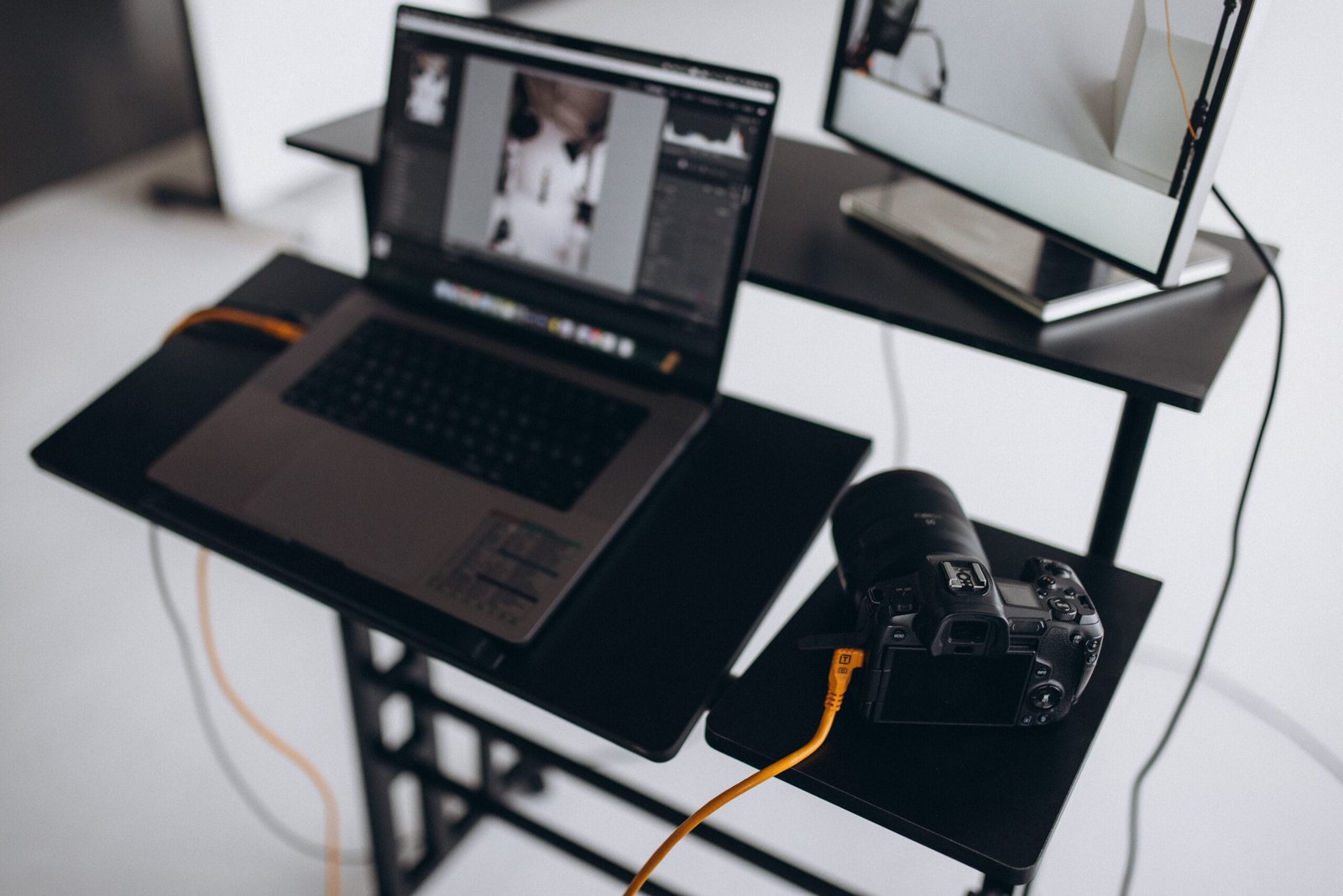 Tethered portrait photography session at Lite Studio