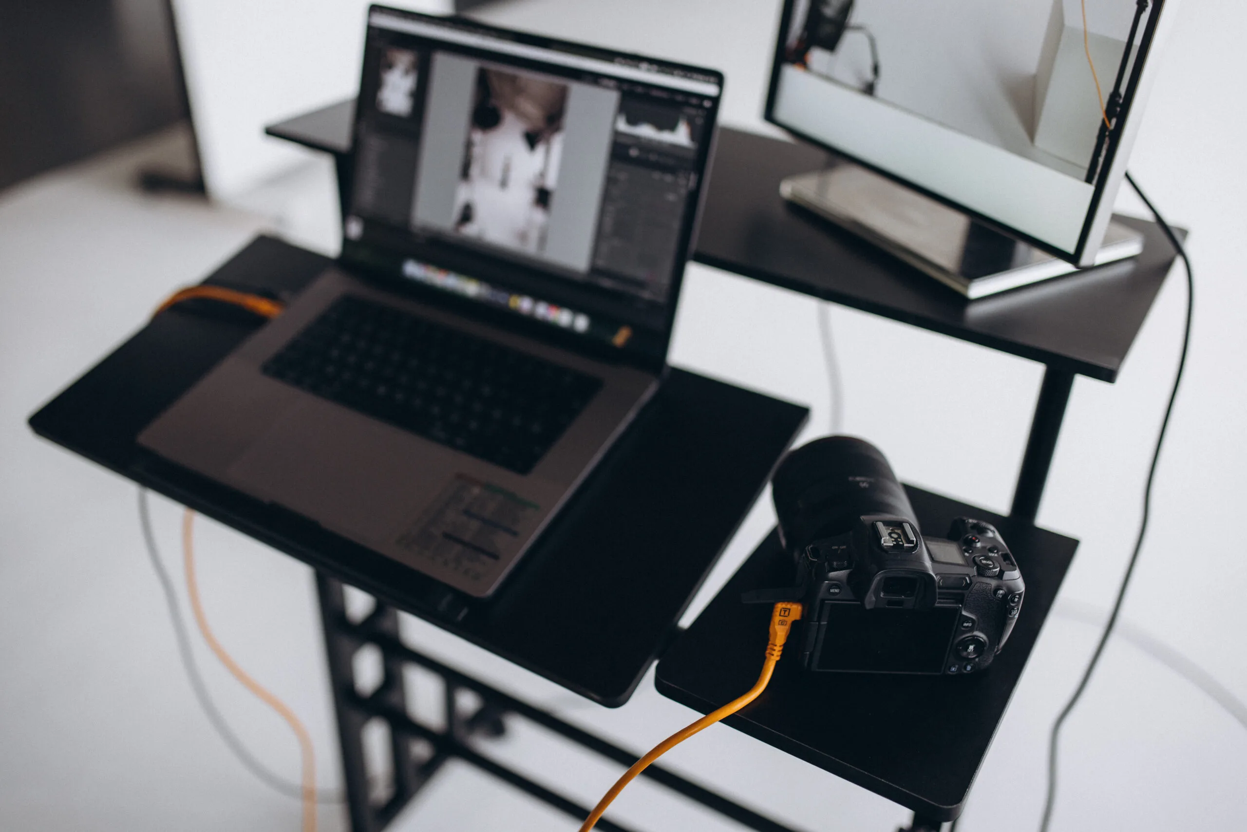 Tethered portrait photography session at Lite Studio