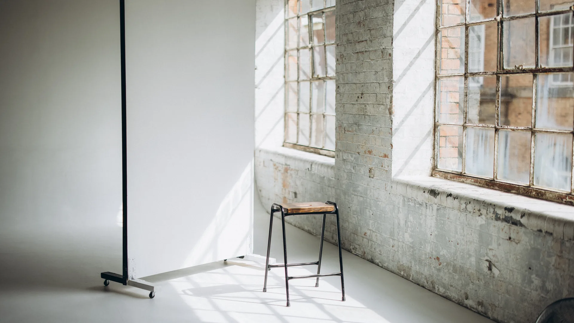 Natural light photography studio at Lite Studio Northampton